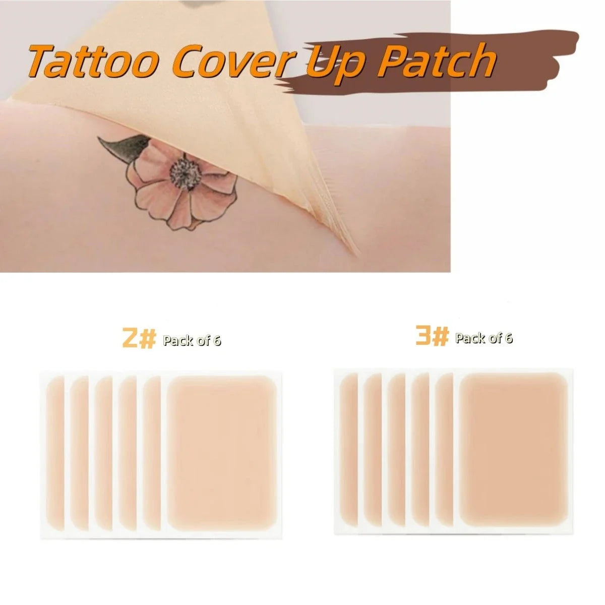 Tattoo and scar Cover Up Patch